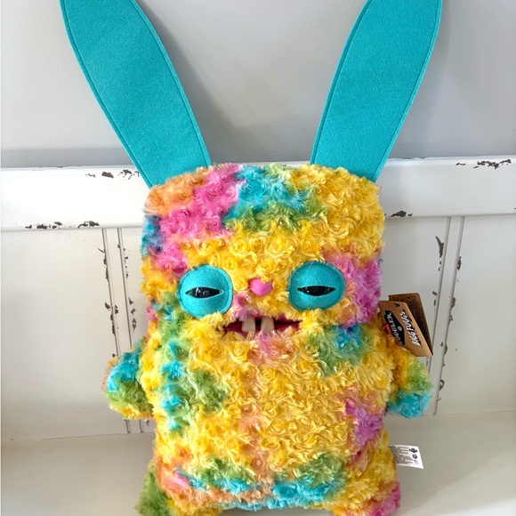 Fuggler Other - BIGG FUGGLER Fugg Rabid Rabbit NEW 18" Rainbow Plush Spin Master Tie-dye XL Big